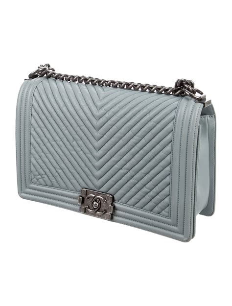 chanel chevron boy bag navy|chanel chevron boys bag.